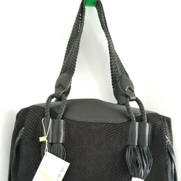 Aimee Kestenberg Genuine Leather Satchel Bag NEW - Picture 3 of 8